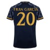 Real Madrid Fran Garcia 20 Bortedrakt 2023-24 Kortermet